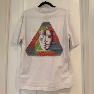 Palace Tri-Bury T-Shirt White Size Large